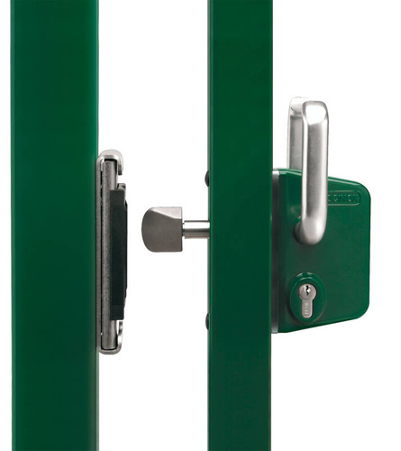 Zamek do bram przesuwnych Locinox LSKZ U2 na profil kwadratowy 120 mm
