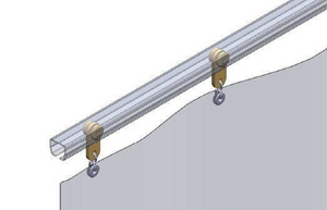 Wózek 2-kołowy NIKO 51.T11, stal nierdzewna AISI 304