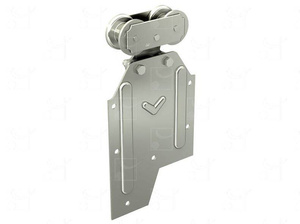 Wózek 4-kołowy z mocowaniem bocznym MANTION 0281, ocynk