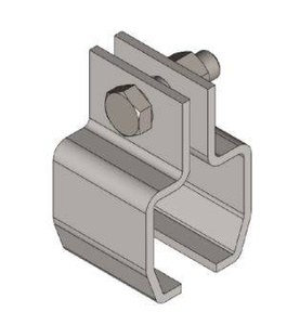 Uchwyt szyny NIKO 74.B03, stal kwasoodporna AISI 316
