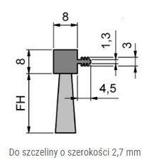 Elastyczna uszczelka szczotkowa MINK FBL1361