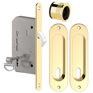 Zamek wpuszczany hakowy Metal-Bud, owalny