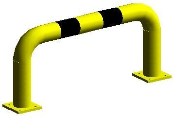 Odbojnica przyziemna prosta CM.OPP0703H