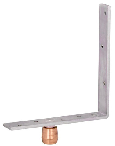 Dolny narożnik do skrzydeł drewnianych NIKO 35.M85, ocynk