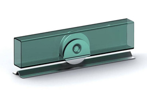 Koło jezdne 1-łożyskowe profil V z podporą dolną