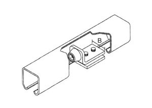 Stoper gumowy IBFM do szyny nośnej 57x67 mm, typ 342G