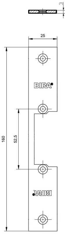 Blacha płaska otwarta BIRA OK-P8 - uniwersalne zastosowanie