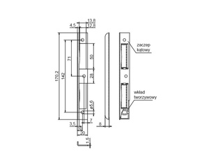 Zaczep kątowy LOB RK73
