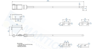 Blokada skrzydła rozwiernego MANTION 1300L