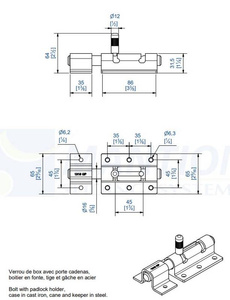 Rygiel poziomy MANTION 1316B
