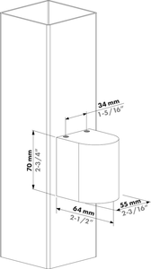 Architektoniczne oświetlenie ścienne łukowe Locinox HELIOS-ARCO