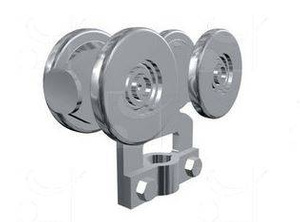 Wózek 4-kołowy do haków MANTION 2852, ocynk