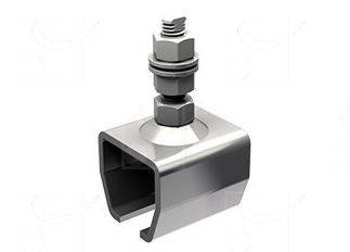 Uchwyt sufitowy zakończony trzpieniem MANTION 9031XA4, stal kwasoodporna AISI 316