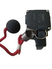 Włącznik pociągowy IP67 z linką nylonową i gumową kulką