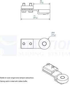 Stoper MANTION 1098, ocynk