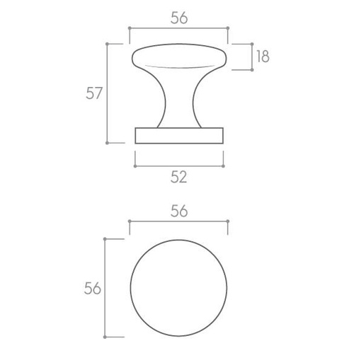 Gałka drzwiowa CORONA ORBIS