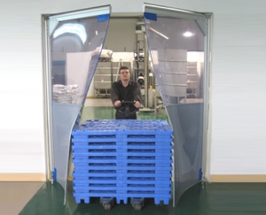 Bramy wahadłowe z folii PCV na wymiar