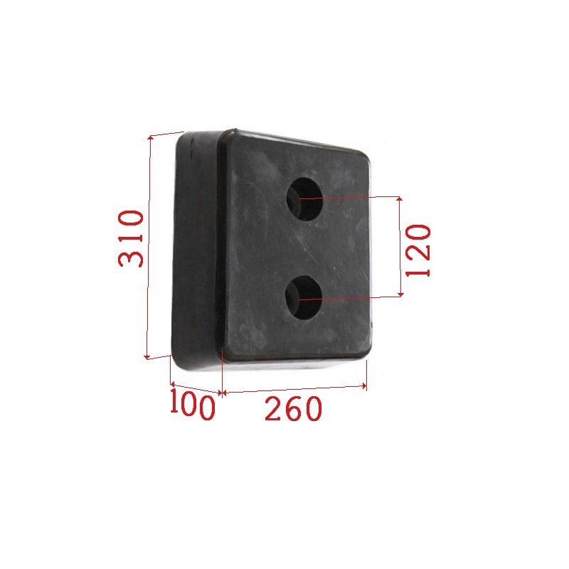 Odbój  gumowy 260x310x100 mm