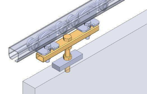 Trawersa do wózków z trzpieniem NIKO 27.F19, ocynk