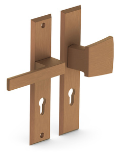 Zewnętrzny klamko-pochwyt drzwiowy Metal-Bud TOTAL czarny