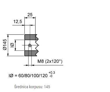Pierścień blokujący MINK Zick-Zack ZZS145