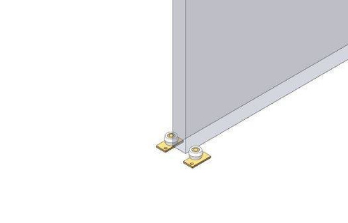 Nylonowy prowadnik rolkowy NIKO 38.X59