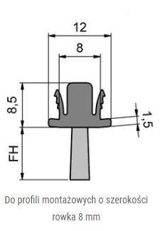 Uszczelka szczotkowa MINK STL2108