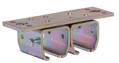 Podwójny uchwyt sufitowy szyny NIKO 25.B32, ocynk