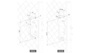 Regulowany napinacz siatki Locinox CLH