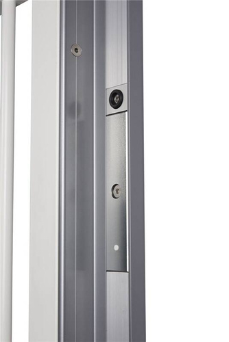 Aluminiowy profil wykończeniowy do bram skrzydłowych Locinox N-LINE-B-MAG