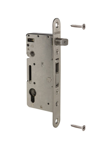 Zestaw zamka wpuszczanego do bramek drewnianych Locinox H-WOOD-SET