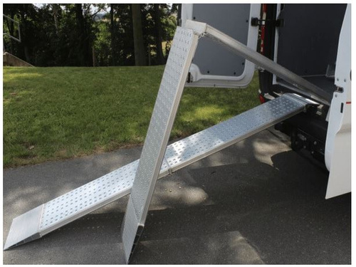 Antypoślizgowa składana aluminiowa rampa najazdowa ALTEC AOS-F 300 (081.55.021)