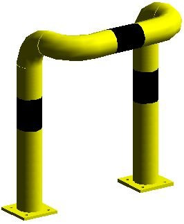 Odbojnica przyziemna skrzynkowa CM.OPS0206H