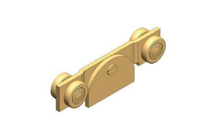 Wózek 4-kołowy NIKO 23.R94, ocynk