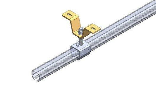 Uchwyt sufitowy NIKO 74.Z08, stal kwasoodporna AISI 316