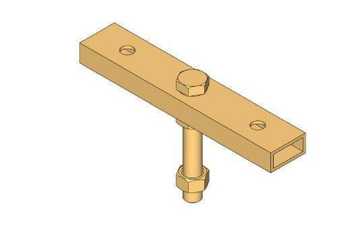Trawersa do wózków z trzpieniem NIKO 26.F19, ocynk