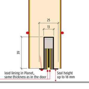 Uszczelka opadająca PLANET BL