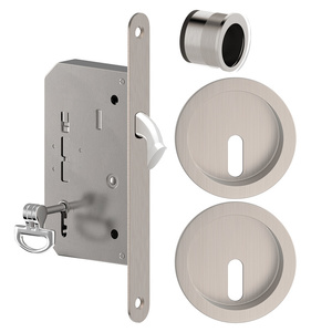 Zamek wpuszczany hakowy Metal-Bud, okrągły