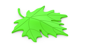 Odbojnik - stoper drzwiowy Metal-Bud Liść