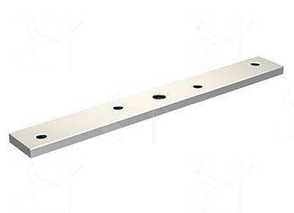 Płytka montażowa do skrzydeł drewnianych MANTION 0066XA4, stal kwasoodporna AISI 316