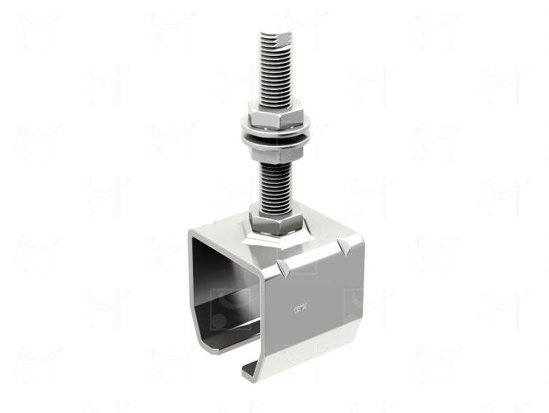 Regulowany uchwyt sufitowy MANTION 9011L, ocynk