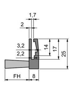Uszczelka szczotkowa MINK STL1302