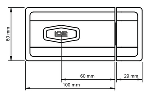 Zamek wierzchni LOB TD01