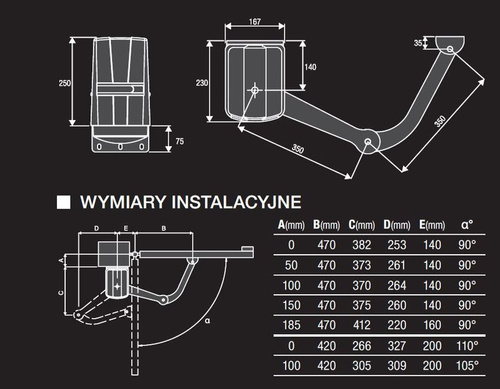 Zestaw do bram skrzydłowych BENINCA KBN24.PM
