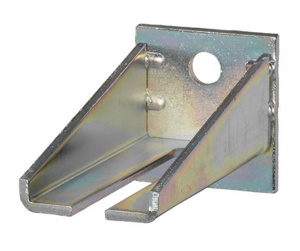 Regulowany podwójny uchwyt ścienny do szyny NIKO 54.B06, stal nierdzewna AISI 304