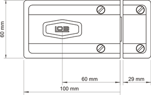 Zamek wierzchni LOB TAURUS XT