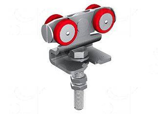 Wózek 4-kołowy MANTION 99232XA4, stal kwasoodporna AISI 316