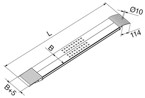 Lekka aluminiowa rampa najazdowa ALTEC AOH 500 (081.33.203)