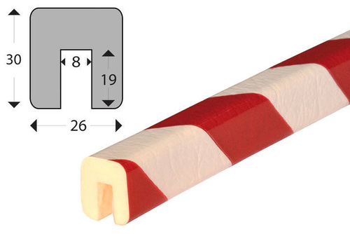 Elastyczny profil ostrzegawczo-ochronny KNUFFI typ G (docinany na wymiar)