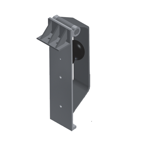 Zderzak stalowy sprężynowy 700 mm (z przewyższeniem 100 mm)